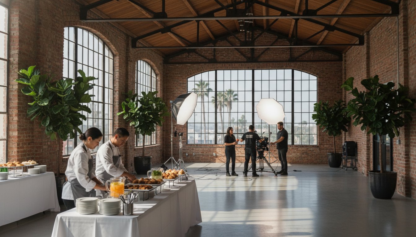 Film Shoot Locations with Catering Prep Space Hollywood: The Elite Production Guide